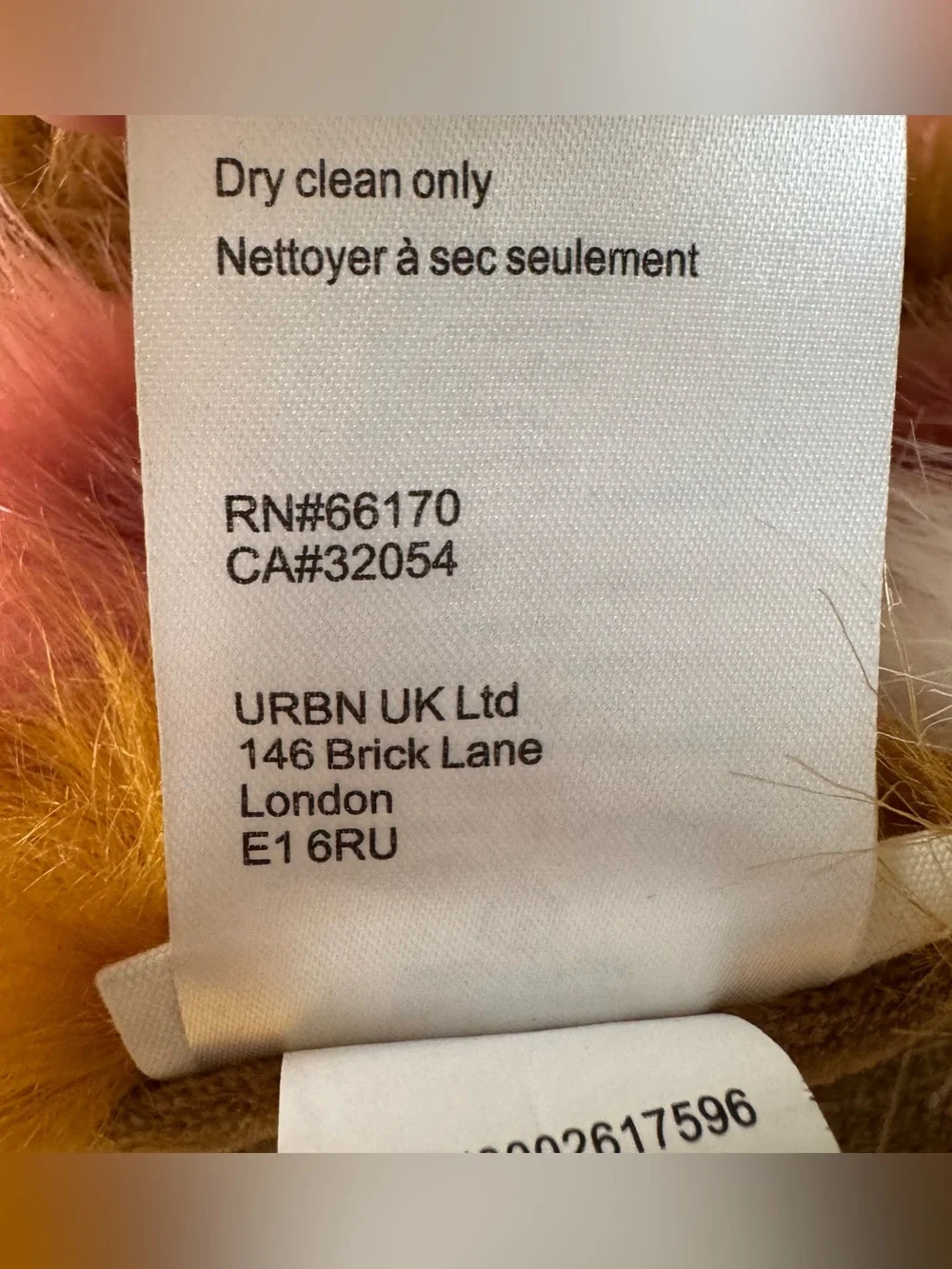 Anthropologie Fauna Faux Fur Throw Blanket in Pink and Gold